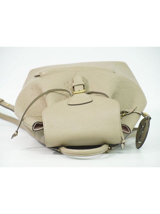 Louis Vuitton LV Montsouris PM Backpack Monogram Empreinte Leather Tourterelle main image 7
